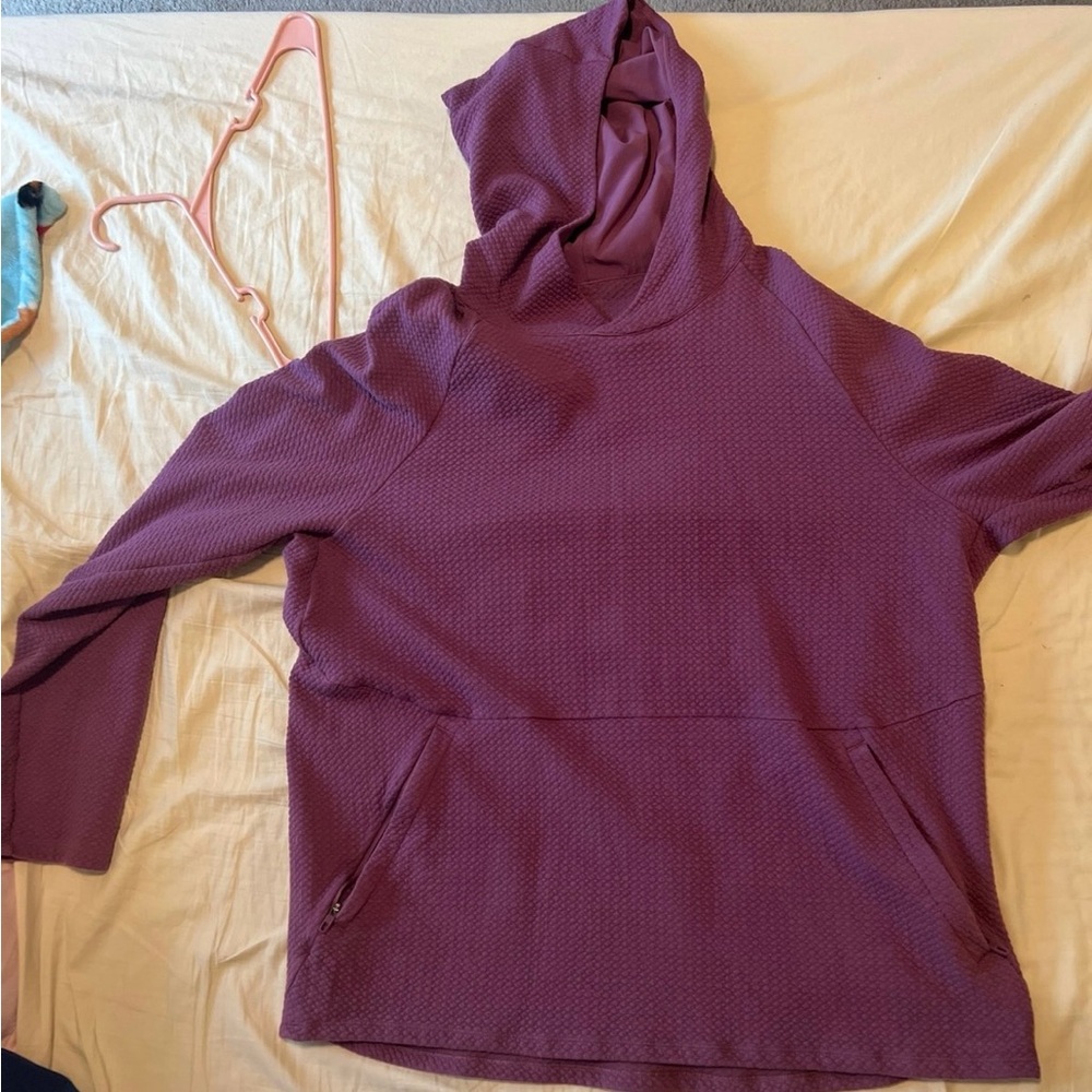 Lululemon At Ease Hoodie-Plum (XXL)